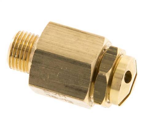 G 1/8'' Brass Adjustable Safety Valve 6-12 bar (87.02-174.05 psi)