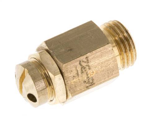 G 1/4'' Brass Adjustable Safety Valve 16-32 bar (232.06-464.12 psi)