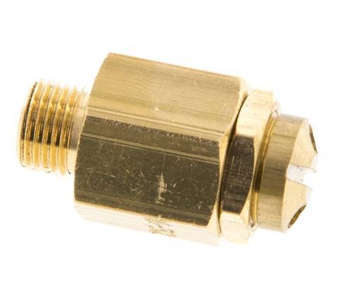 G 1/8'' Brass Adjustable Safety Valve 16-32 bar (232.06-464.12 psi)