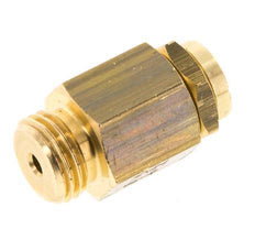 G 1/4'' Brass Adjustable Safety Valve 1-4 bar (14.50-58.02 psi)