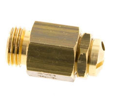 G 1/4'' Brass Adjustable Safety Valve 1-4 bar (14.50-58.02 psi)