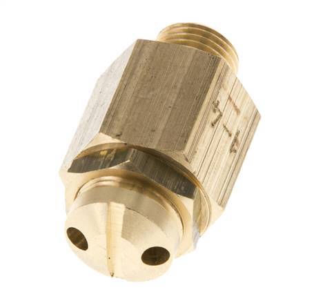G 1/8'' Brass Adjustable Safety Valve 1-4 bar (14.50-58.02 psi)