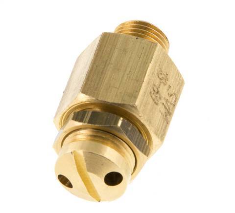G 1/8'' Brass Adjustable Safety Valve 30-60 bar (435.11-870.22 psi)