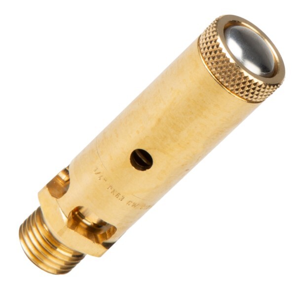 G 1/4'' Brass Pre-Set Safety Valve 18.7 bar (271.22 psi) DN 8