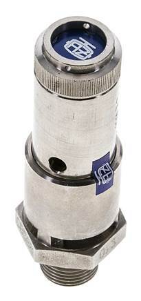 G 3/4'' Nickel-plated Brass Pre-Set Safety Valve 16 bar (232.06 psi) DN 10