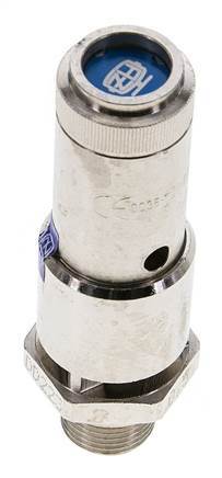 G 3/8'' Nickel-plated Brass Pre-Set Safety Valve 6 bar (87.02 psi) DN 10