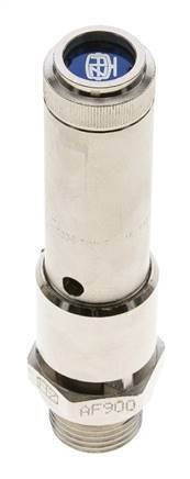 G 1/2'' Nickel-plated Brass Pre-Set Safety Valve 26 bar (377.1 psi) DN 10