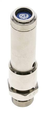 G 1/2'' Nickel-plated Brass Pre-Set Safety Valve 16 bar (232.06 psi) DN 10
