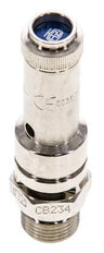 G 1/4'' Nickel-plated Brass Pre-Set Safety Valve 3.3 bar (47.86 psi) DN 8