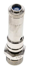 G 1/2'' Nickel-plated Brass Pre-Set Safety Valve 15 bar (217.56 psi) DN 8