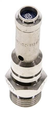 G 1/2'' Nickel-plated Brass Pre-Set Safety Valve 6 bar (87.02 psi) DN 8