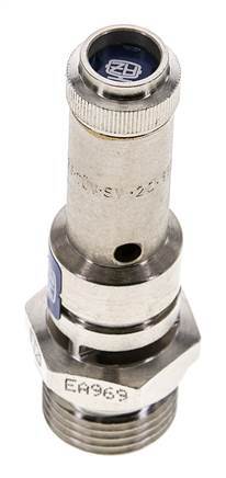 G 1/2'' Nickel-plated Brass Pre-Set Safety Valve 6 bar (87.02 psi) DN 8