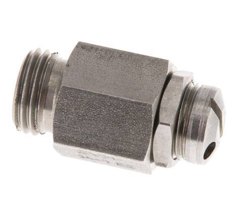 G 1/4'' Stainless steel 303 Adjustable Safety Valve 0.5-1 bar (7.25-14.50 psi)