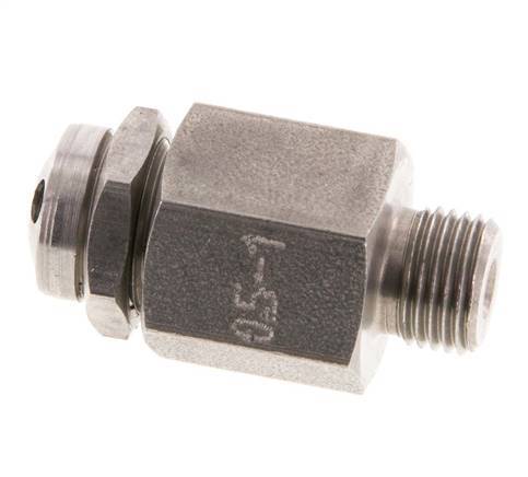 G 1/8'' Stainless steel 303 Adjustable Safety Valve 0.5-1 bar (7.25-14.50 psi)