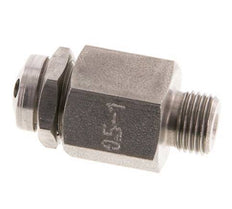 G 1/8'' Stainless steel 303 Adjustable Safety Valve 0.5-1 bar (7.25-14.50 psi)