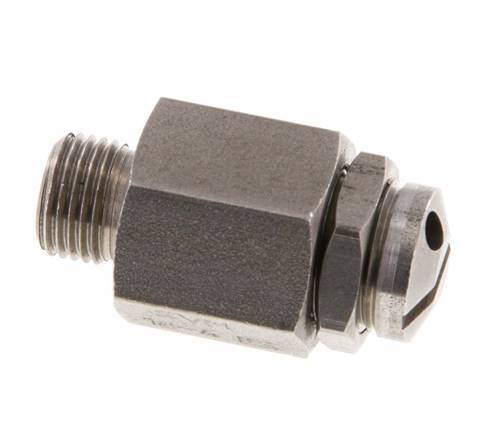 G 1/8'' Stainless steel 303 Adjustable Safety Valve 1-4 bar (14.50-58.02 psi)