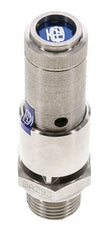 G 1/2'' Stainless steel 316 Ti Pre-Set Safety Valve 0.3 bar (4.35 psi) DN 10