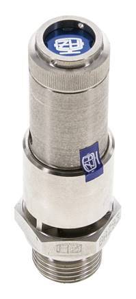 G 1/2'' Stainless steel 316 Ti Pre-Set Safety Valve 3 bar (43.51 psi) DN 10