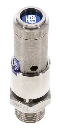 G 1/2'' Stainless steel 316 Ti Pre-Set Safety Valve 3 bar (43.51 psi) DN 10
