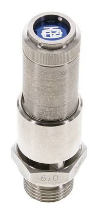 G 1/2'' Stainless steel 316 Ti Pre-Set Safety Valve 5 bar (72.52 psi) DN 10