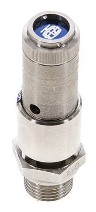 G 1/2'' Stainless steel 316 Ti Pre-Set Safety Valve 6 bar (87.02 psi) DN 10