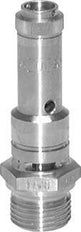 G 1/4'' Stainless steel 316 Ti Pre-Set Safety Valve 5 bar (72.52 psi) DN 8