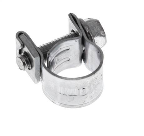 sl-10 mini hose clamp galvanised steel 8-10mm