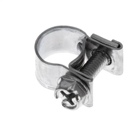 sl-10 mini hose clamp galvanised steel 8-10mm