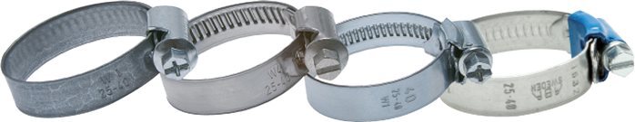 90 - 110 mm Hose Clamp with a Stainless Steel 304 12 mm band - Norma [2 Pieces]