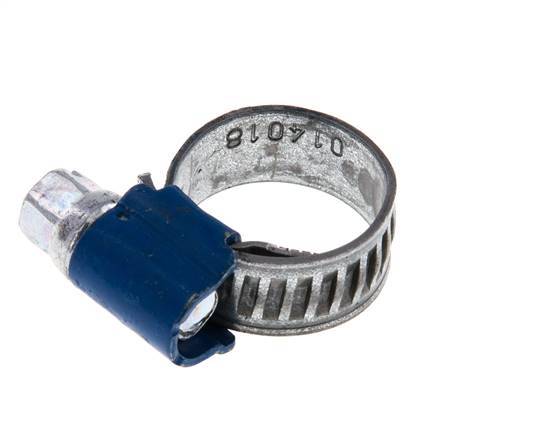 8 - 12 mm Hose Clamp with a Galvanised Steel 9 mm band - Aba [5 Pieces]