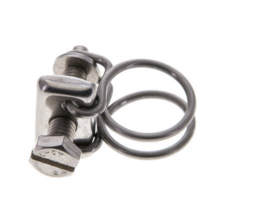 15 - 18 mm Hose Clamp Galvanised Steel