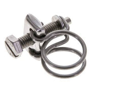 15 - 18 mm Hose Clamp Galvanised Steel