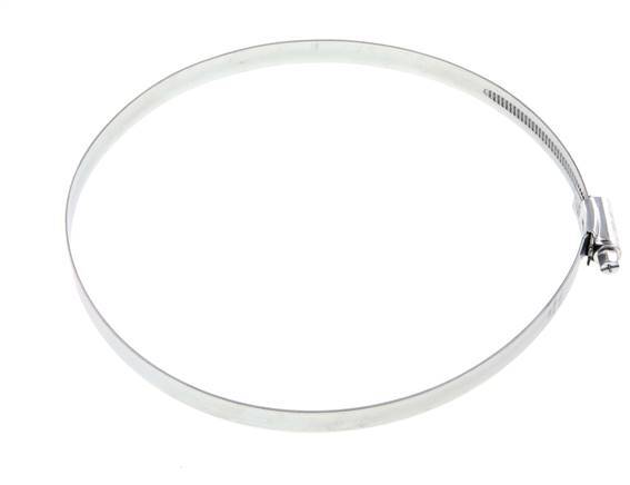 160 - 180 mm Hose Clamp with a Galvanised Steel 12 mm band - Ideal [2 Pieces]