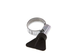 12 - 22 mm Hose Clamp with a Galvanised Steel 9 mm band With Butterfly Handle - Norma [10 Pieces]