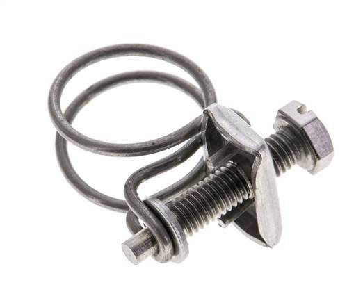 20 - 23 mm Hose Clamp Galvanised Steel