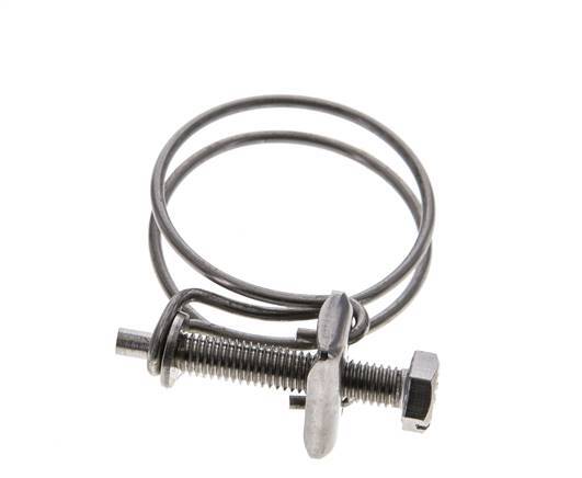 35 - 40 mm Hose Clamp Galvanised Steel
