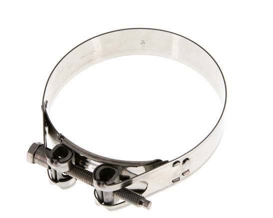 112 - 121 mm Hose Clamp with a Stainless Steel 304 25 mm band - Norma