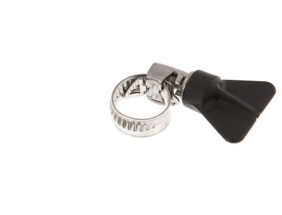 10 - 16 mm Hose Clamp with a Stainless Steel 304 9 mm band With Butterfly Handle - Norma [2 Pieces]