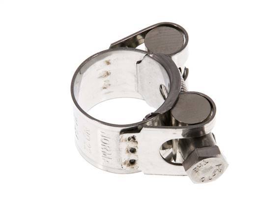 21 - 23 mm Hose Clamp with a Stainless Steel 304 18 mm band - Norma