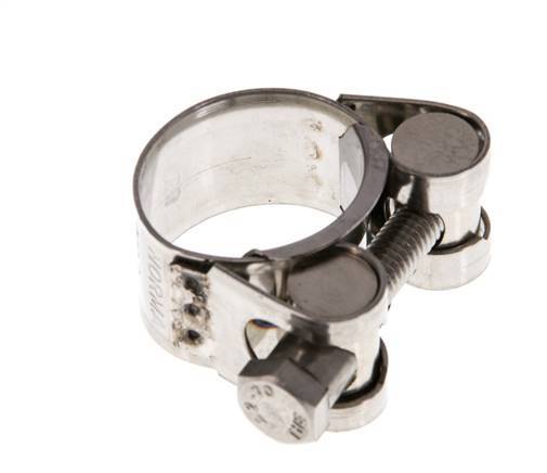 23 - 25 mm Hose Clamp with a Stainless Steel 304 18 mm band - Norma