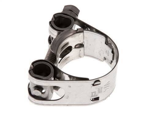 25 - 27 mm Hose Clamp with a Stainless Steel 304 18 mm band - Norma