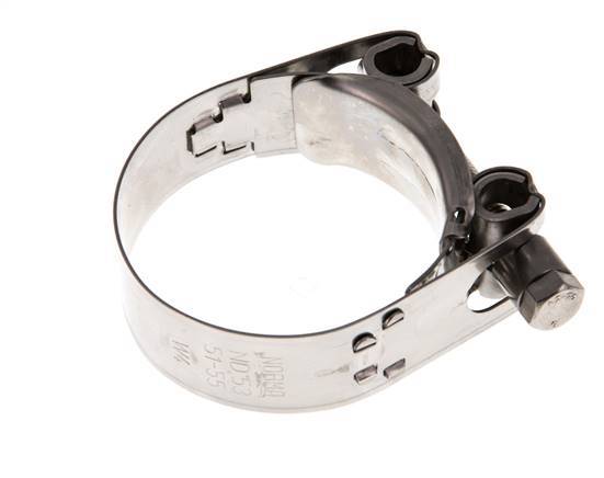 51 - 55 mm Hose Clamp with a Stainless Steel 304 20 mm band - Norma