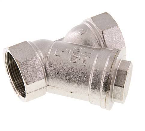 G1 1/2'' Y-Strainer 0.5mm 35-Mesh Nickel-Plated Brass NBR 20bar/290psi