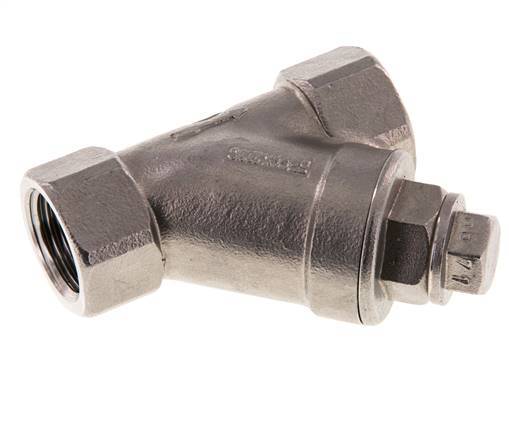 G1/2'' Y-Strainer 0.6mm 30-Mesh Stainless Steel PTFE 40bar/580psi