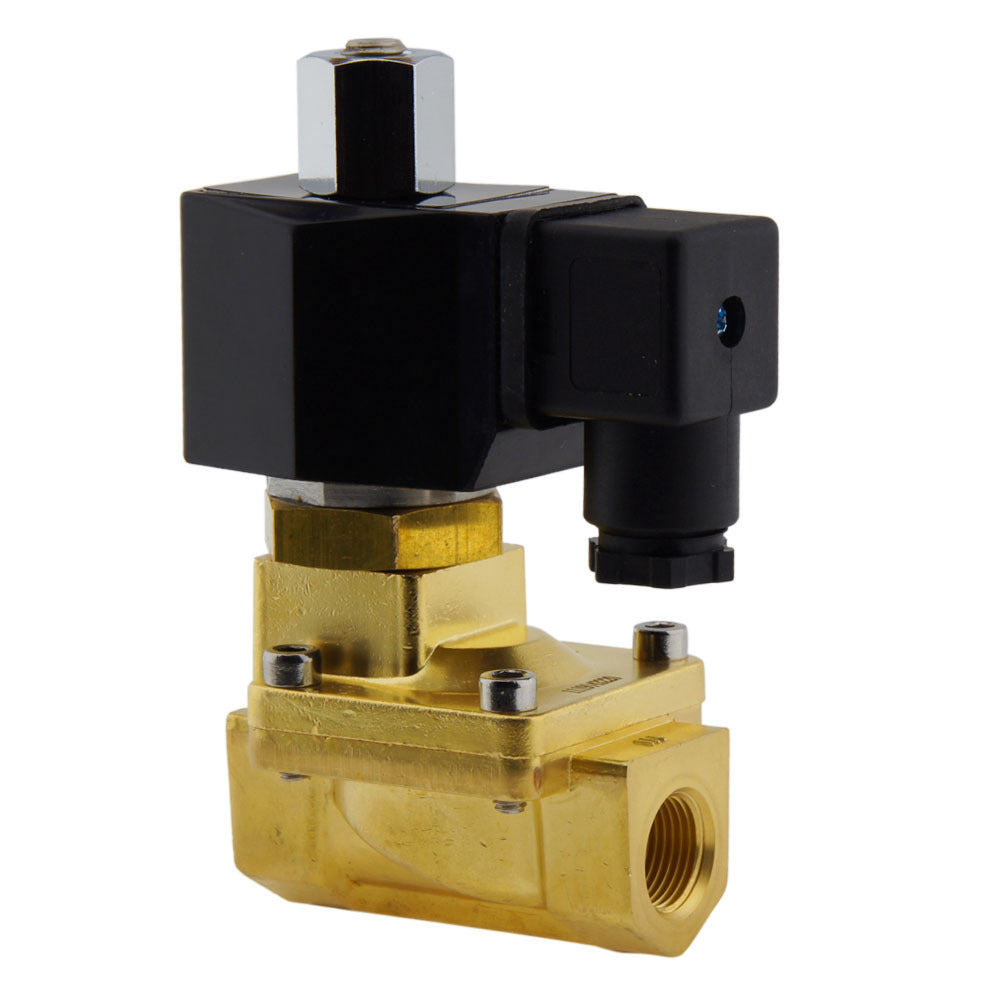 Solenoid Valve ST-IB 3/8'' NO brass FKM 0,5-13bar 24V DC