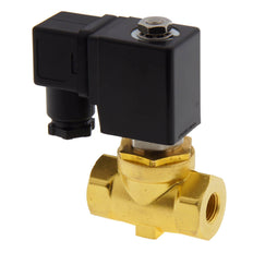 Solenoid Valve ST-SA 1/4'' brass FKM 0-10bar 24V DC