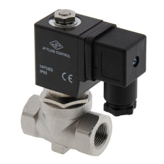 Solenoid Valve ST-SA 3/8'' stainless steel FKM 0-10bar 24V DC