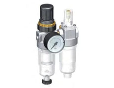 FRL 2-Part G1/4'' 350 l/min 0.5-3.0bar/7-44psi Semi-Auto Polycarbonate Standard 0