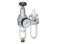 FRL 2-Part G1/4'' 600 l/min 0.5-10.0bar/7-145psi Semi-Auto Polycarbonate Standard 1