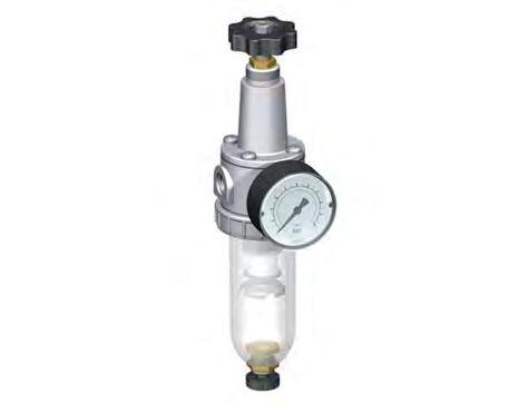 Filter-Regulator G1/4'' 900 l/min 0.5-16.0bar/7-232psi Semi-Auto Metal Standard 1